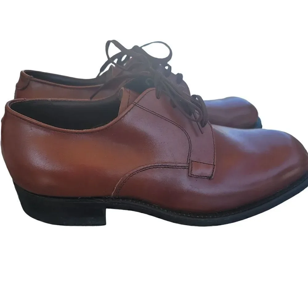 Mason Brown Leather Men's Vintage Size 7 Dress Shoes